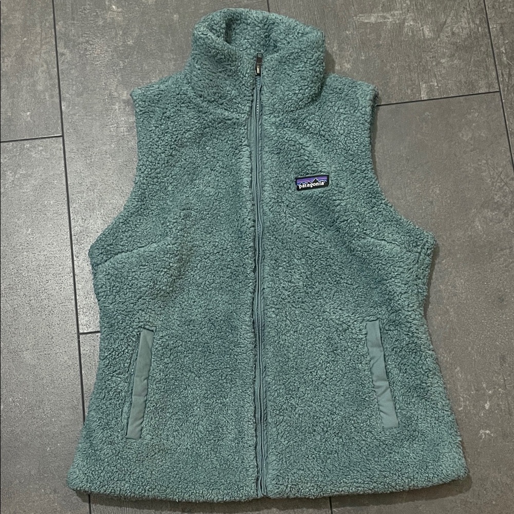 Patagonia Turquoise Fleece Vest
